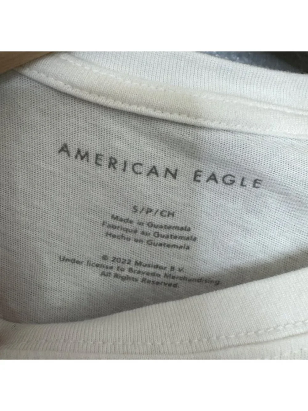 AMERICAN EAGLE rolling stones front & back graphic tee size S - Picture 3 of 5
